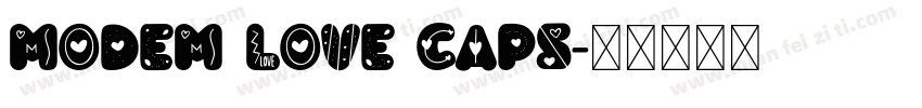 Modem Love Caps字体转换